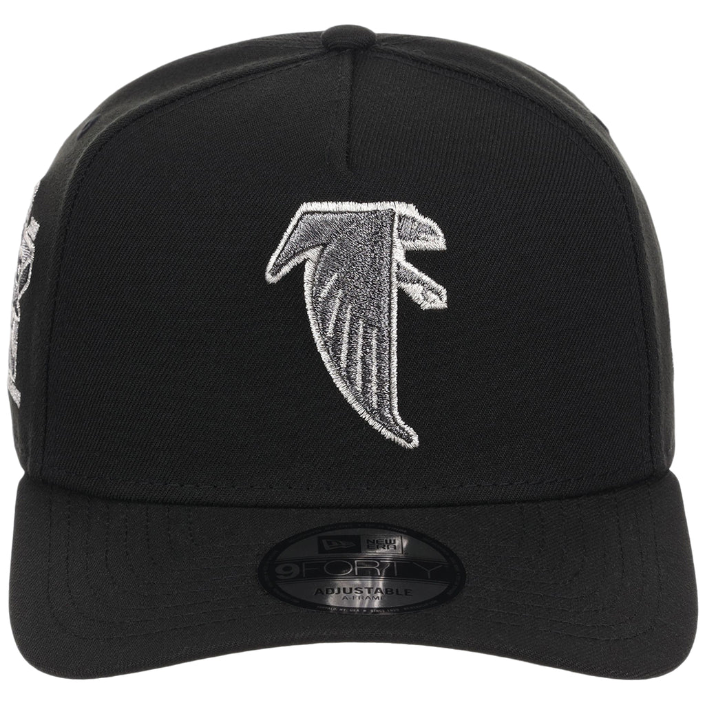 Atlanta Falcons NFL Liquid Titanium New Era 9FORTY