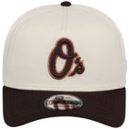 Baltimore Orioles MLB Chrome x Burnt Wood FASHION CORE New Era 9FORTY A-Frame