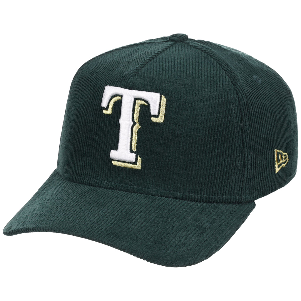 Texas Rangers MLB Dark Green Cord FASHION CORE New Era 9FORTY A-Frame