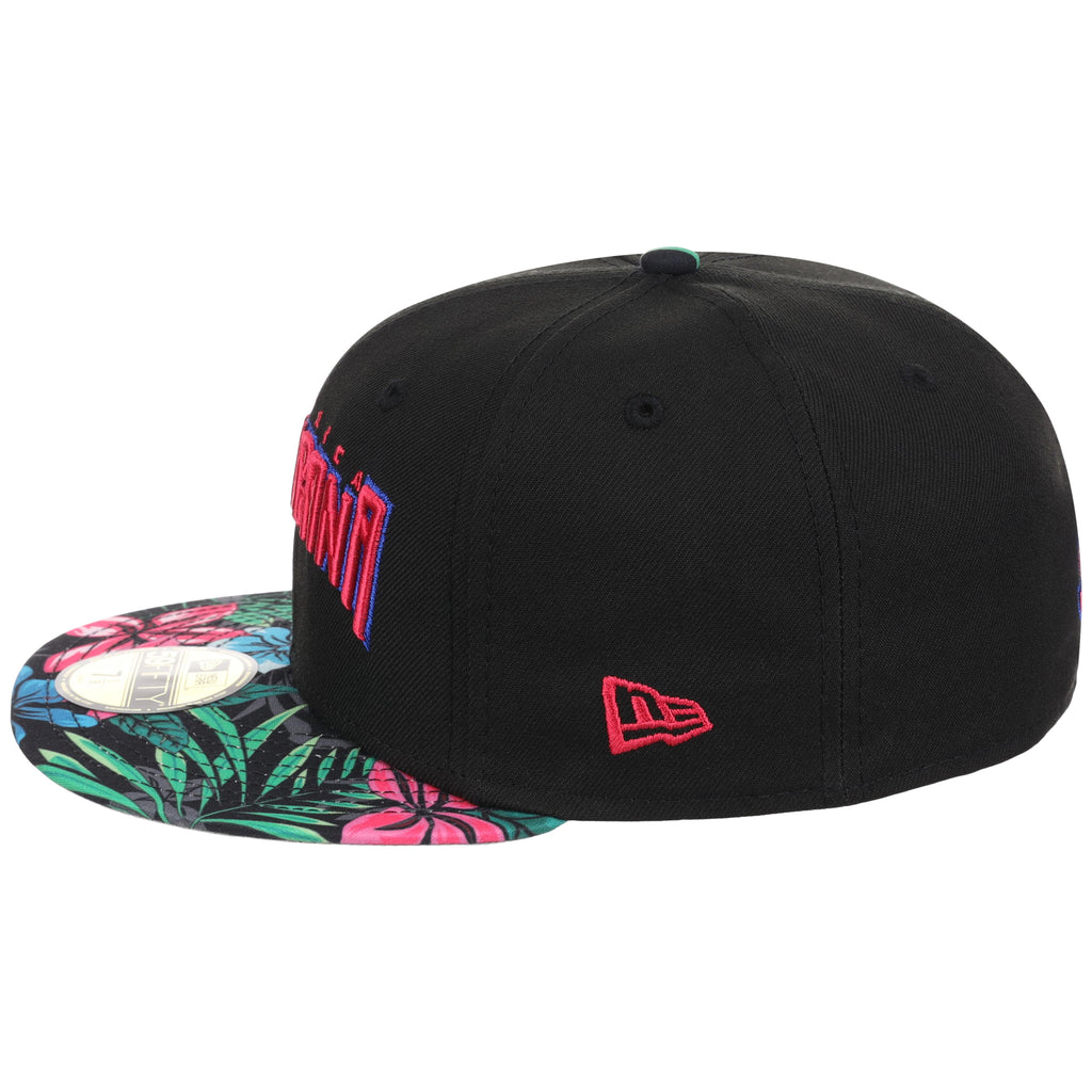 Crown the Country: Dominican Republic New Era 59FIFTY (Black/Floral) 'República Dominicana'