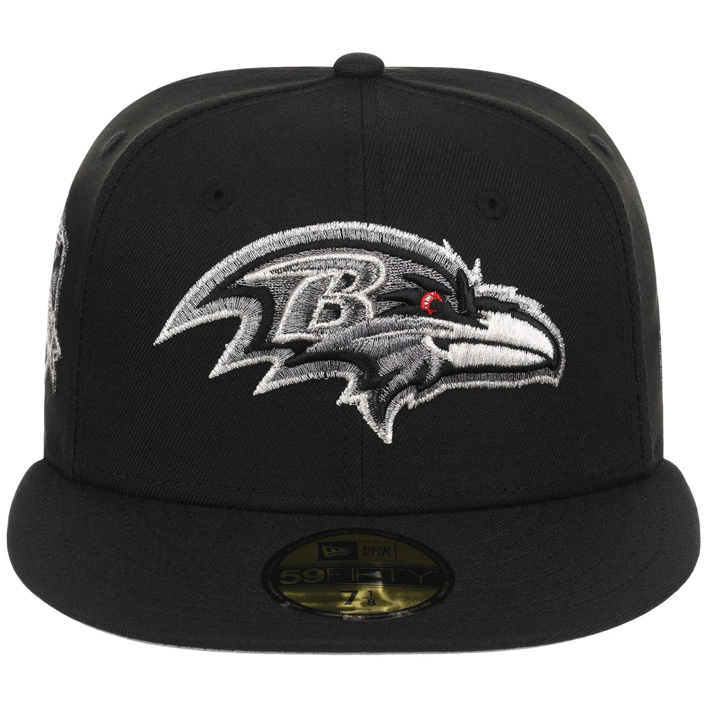 Baltimore Ravens NFL Liquid Titanium New Era 59FIFTY