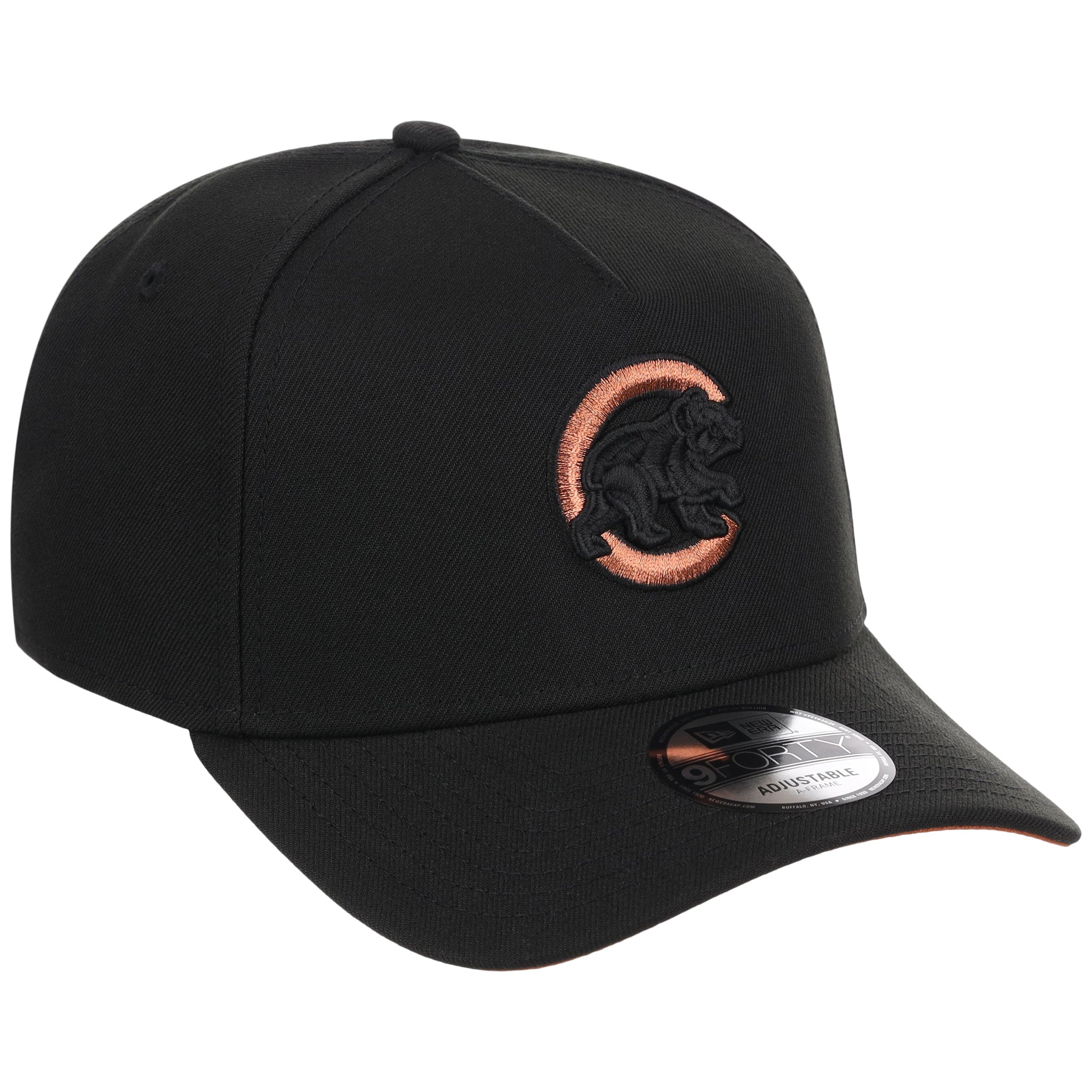 Chicago Cubs MLB Black x Rust FASHION CORE New Era 9FORTY A-Frame