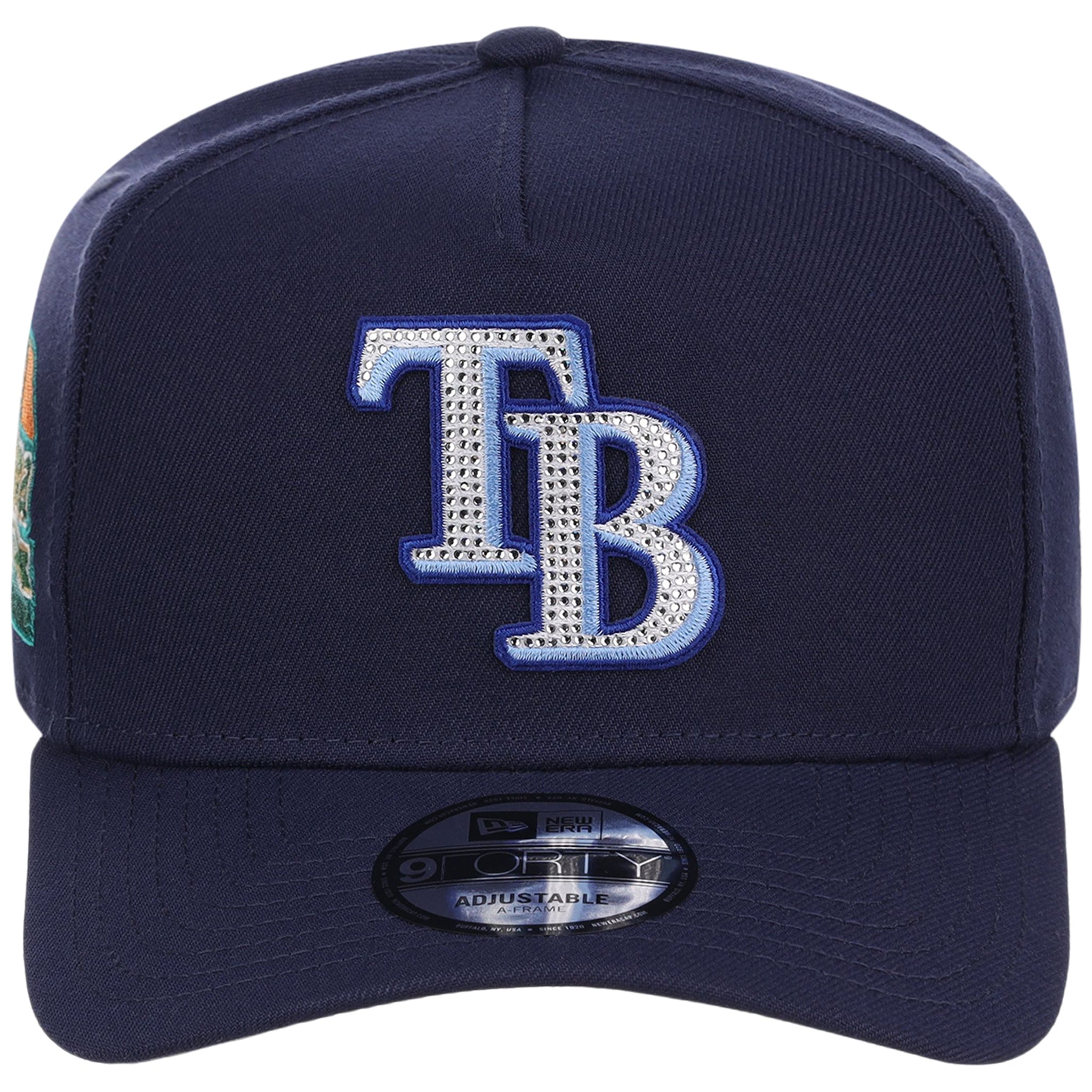 Tampa Bay Rays MLB Diamond Bling New Era 9FORTY A-Frame