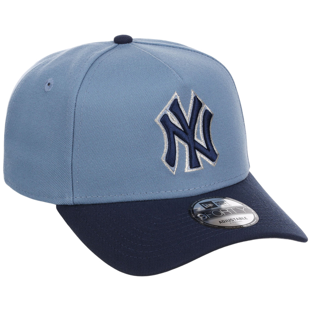 New York Yankees MLB Faded Blue x Navy FASHION CORE New Era 9FORTY A-Frame
