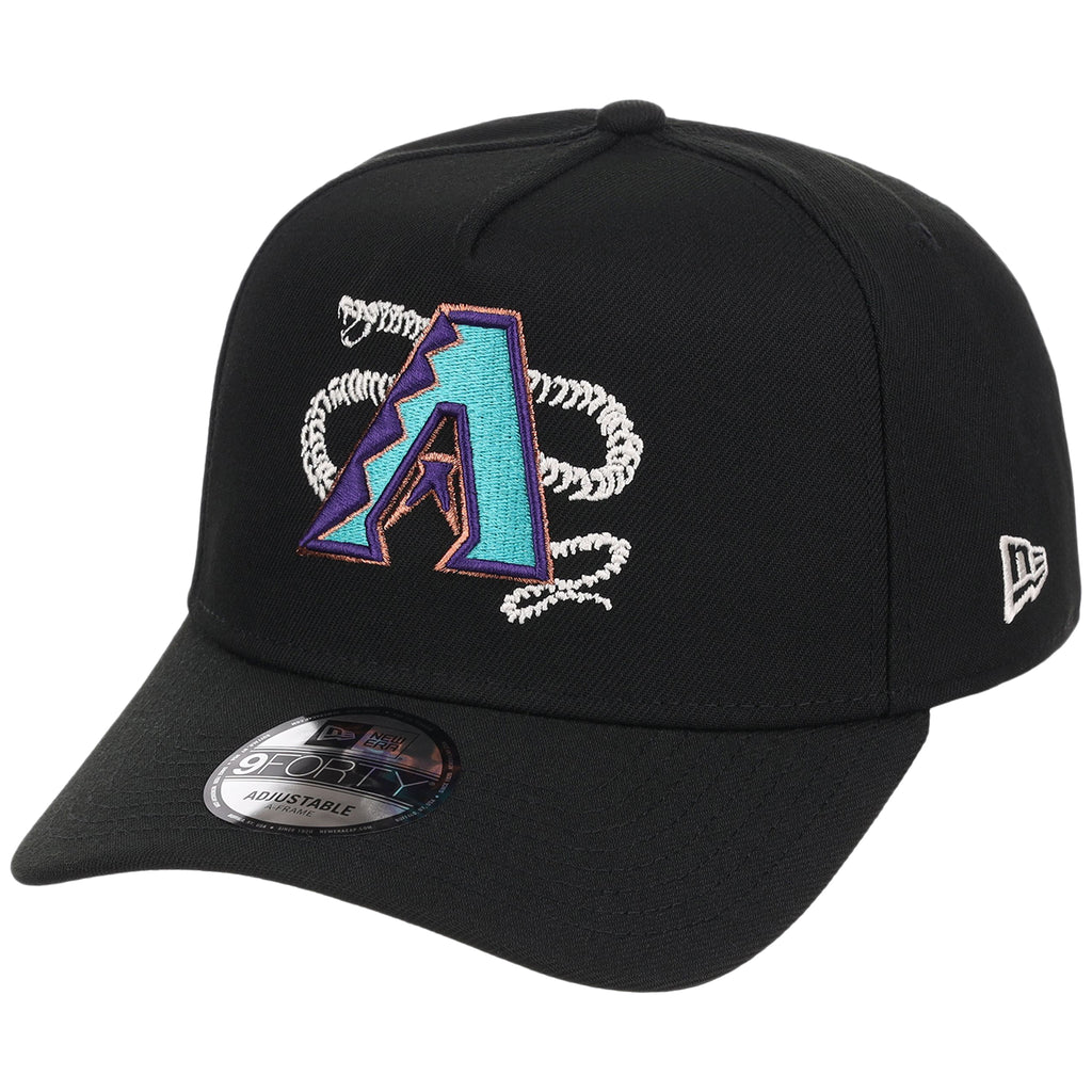 Arizona Diamondbacks Phoenix Crown the City New Era 9FORTY A-Frame (Black/Black)