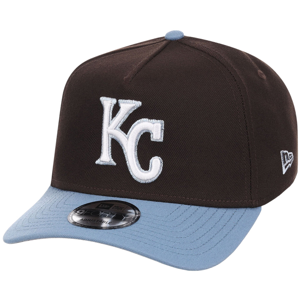 Kansas City Royals MLB Driftwood Fade New Era 9FORTY A-Frame