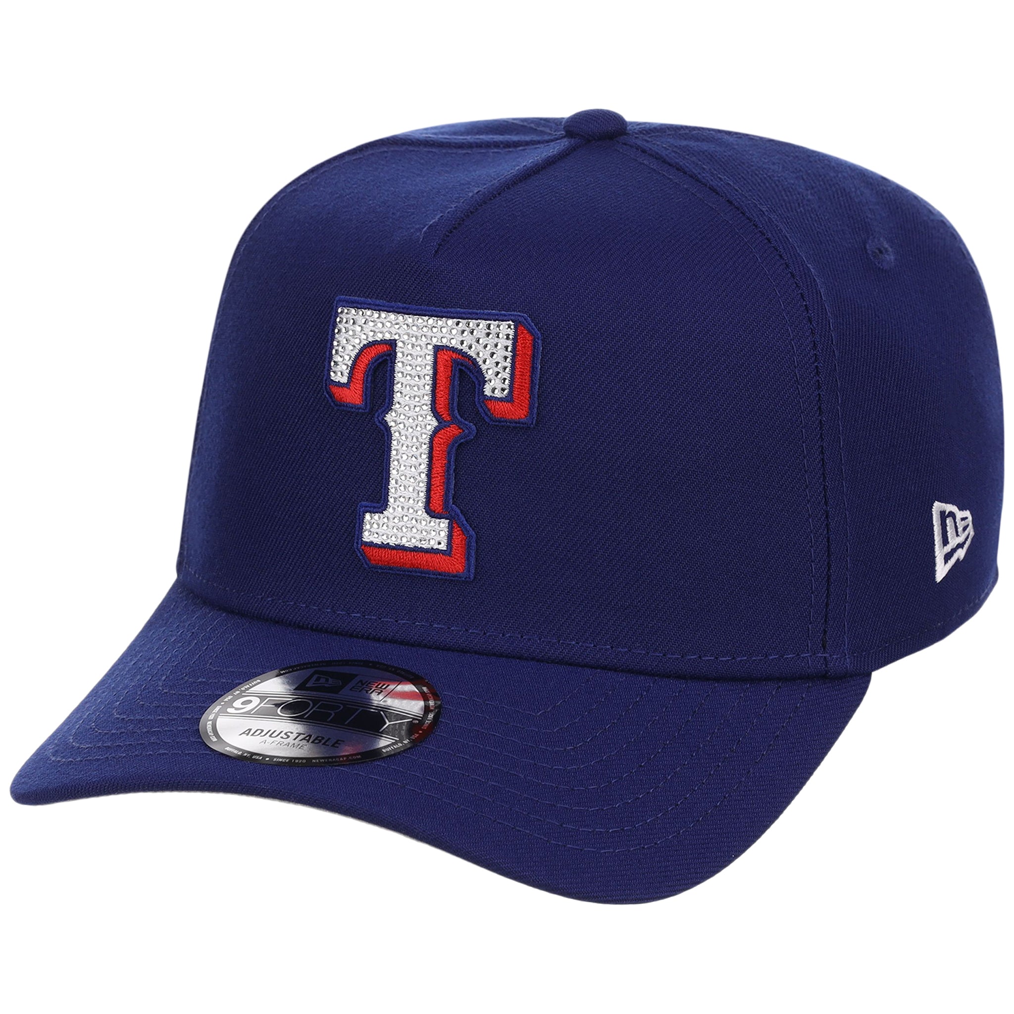 Texas Rangers MLB Diamond Bling New Era 9FORTY A-Frame