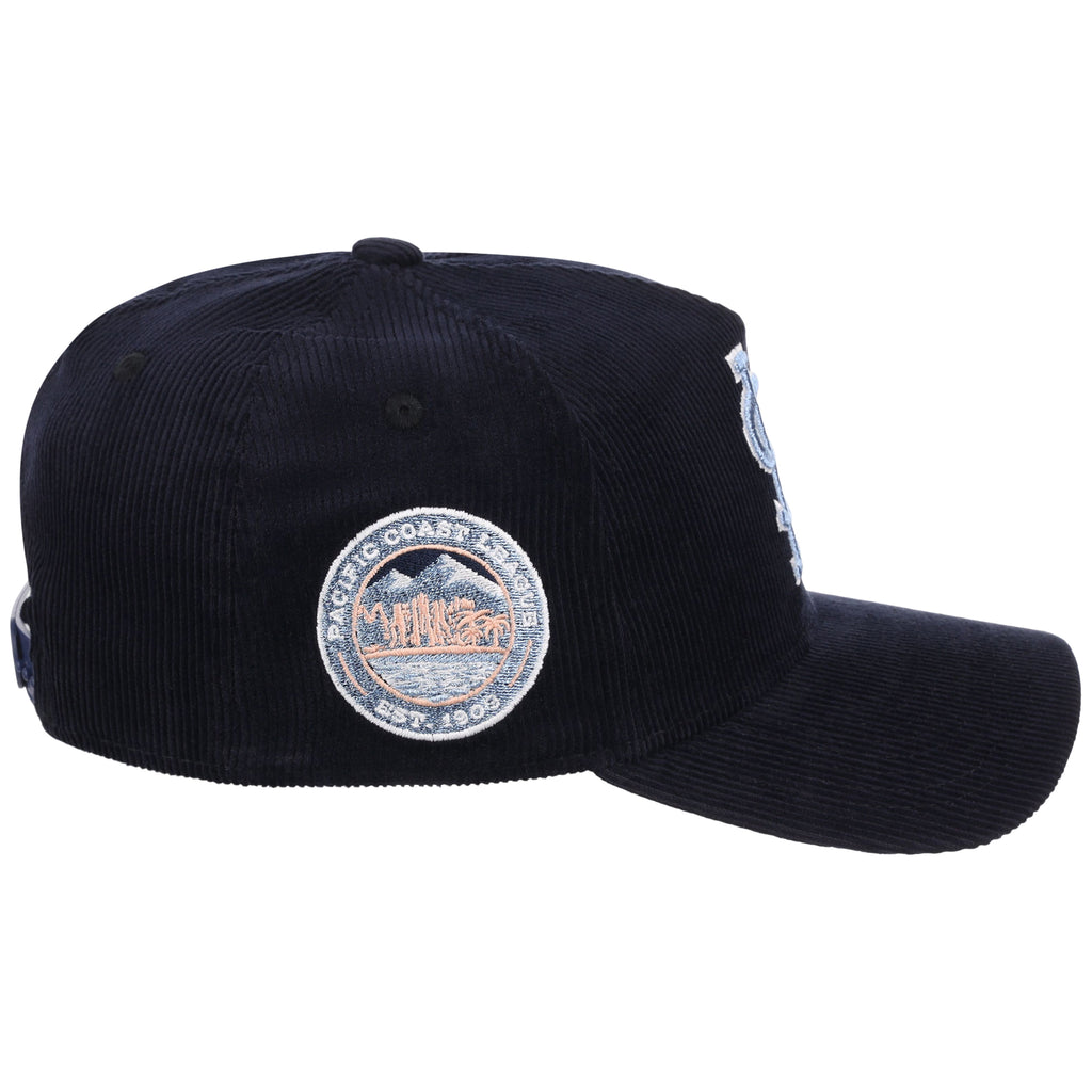 Salt Lake City Bees MLB Peach Ice Navy Cord New Era 9FORTY A-Frame – 3
