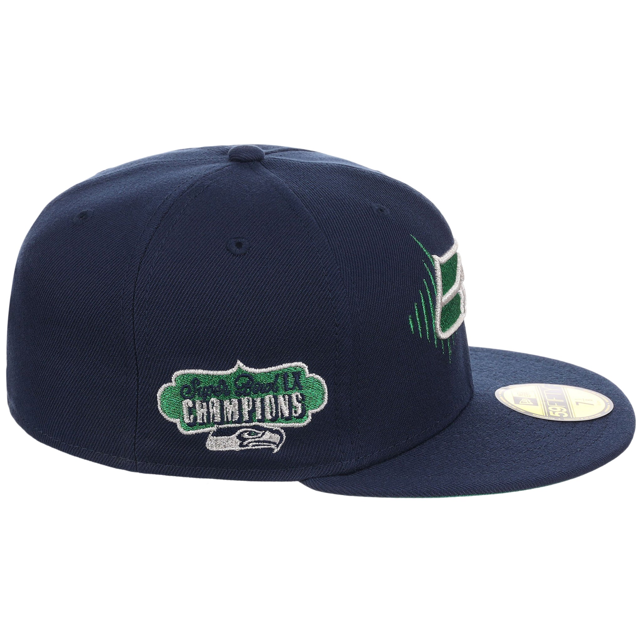 Seattle Seahawks Seattle Variety Pack New Era 59FIFTY (Navy/Navy)