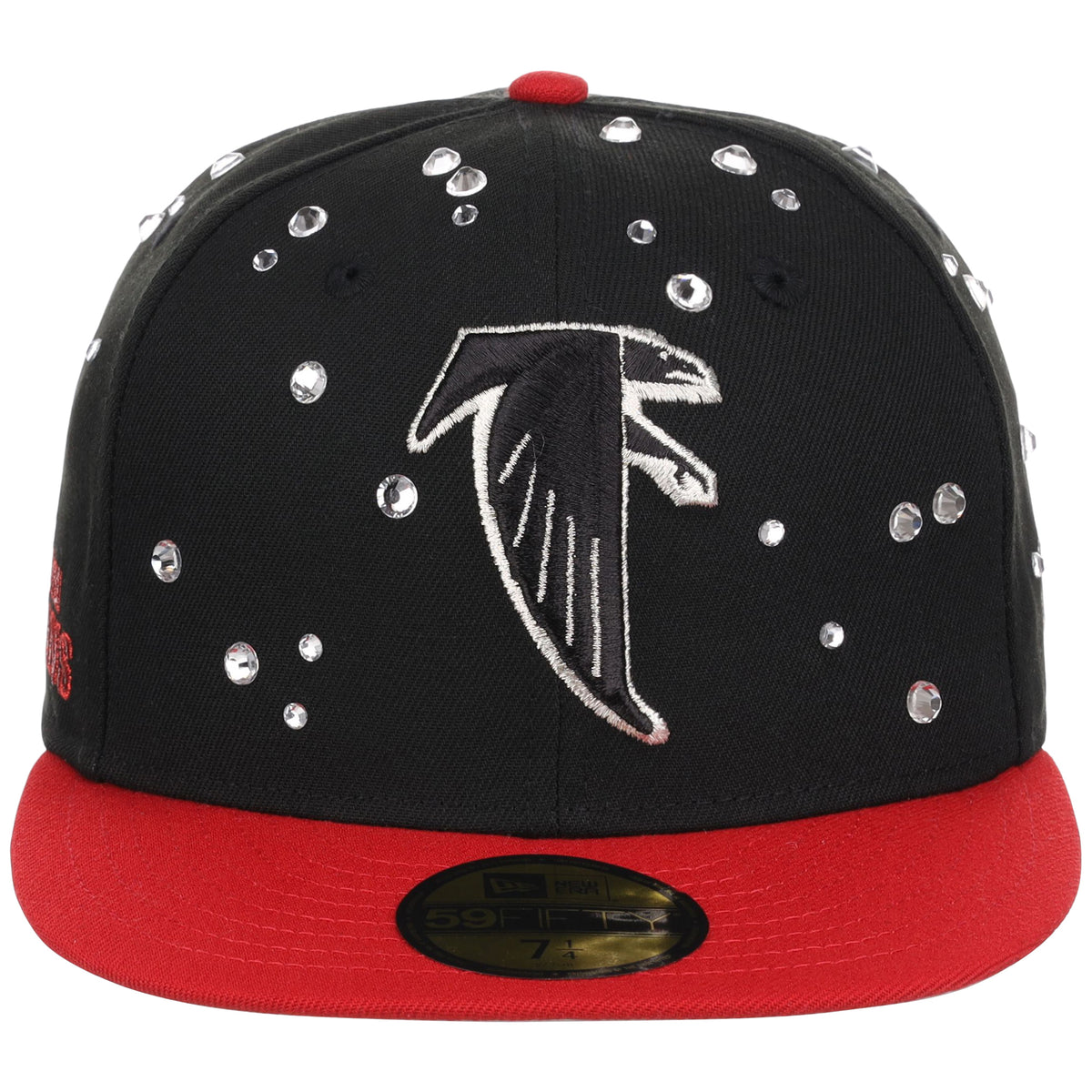 Atlanta Falcons Quavo Georgia Pack Collection - New Era 59FIFTY "Iced Out" (Black/Red)