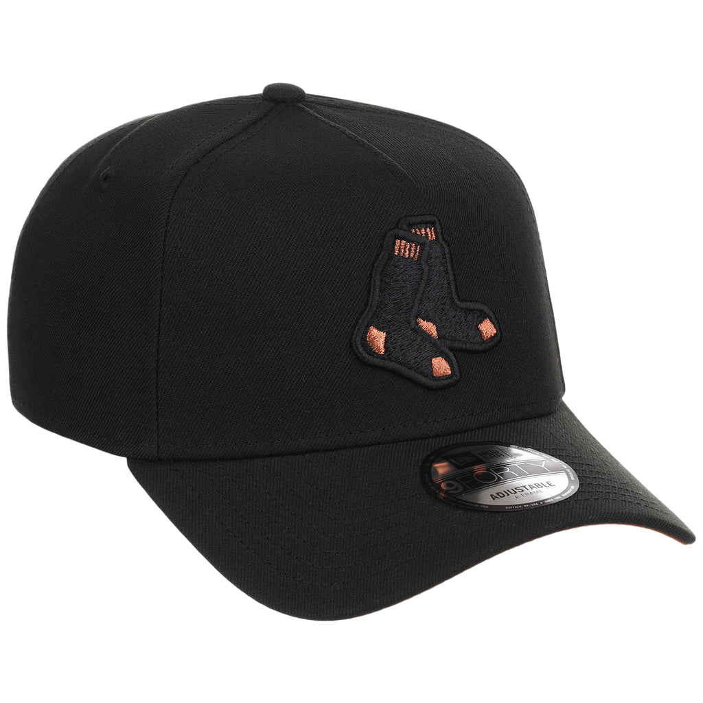 Boston Red Sox MLB Black x Rust FASHION CORE New Era 9FORTY A-Frame