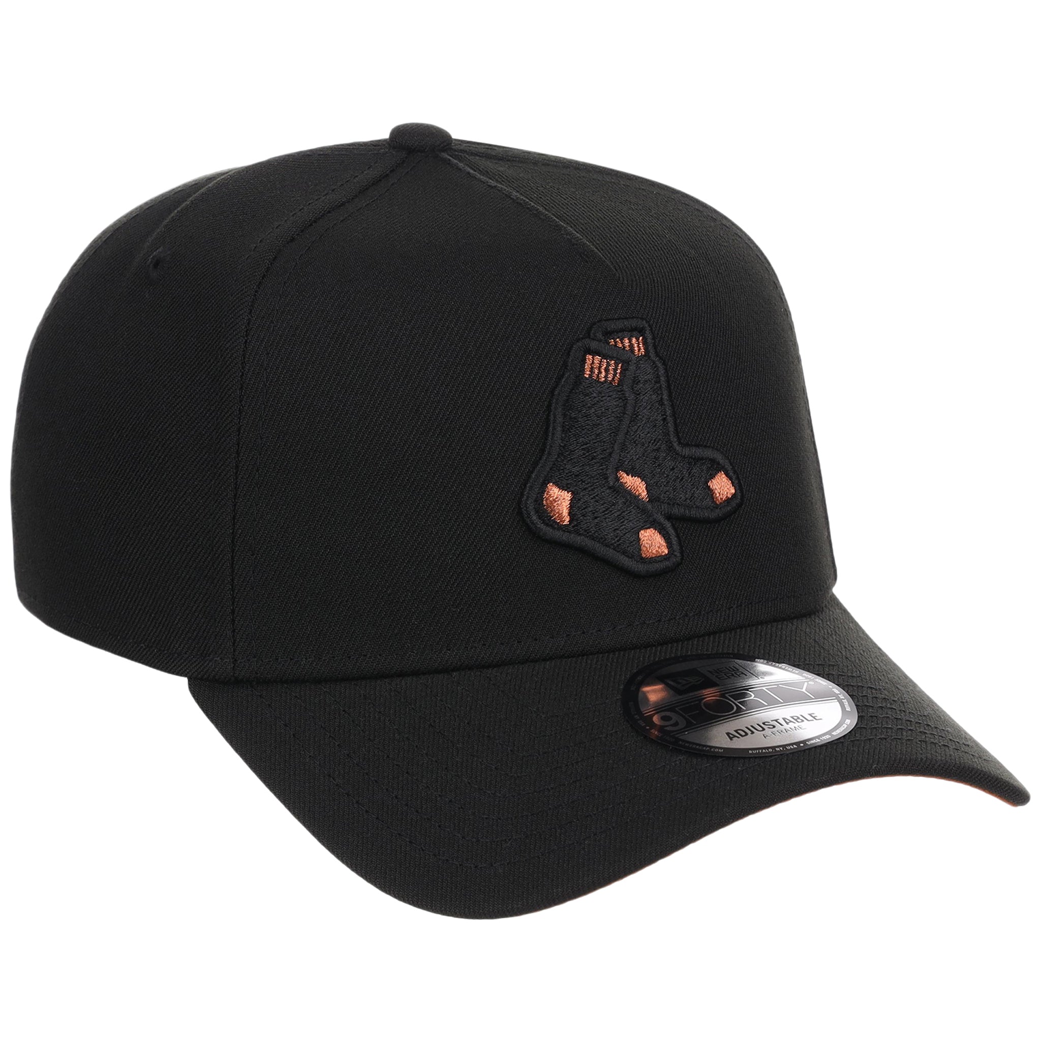 Boston Red Sox MLB Black x Rust FASHION CORE New Era 9FORTY A-Frame