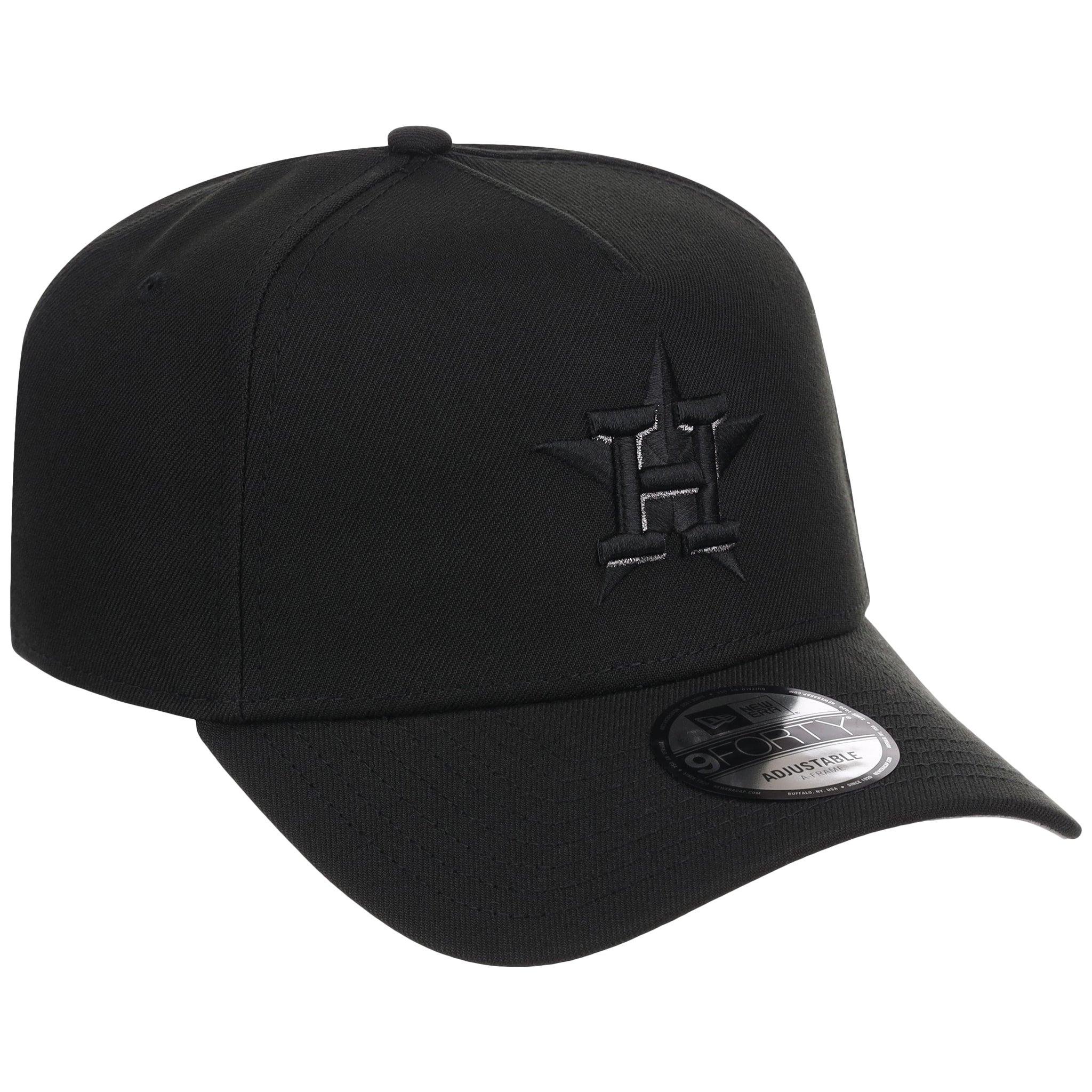 Houston Astros MLB Black x Pewter FASHION CORE New Era 9FORTY A-Frame