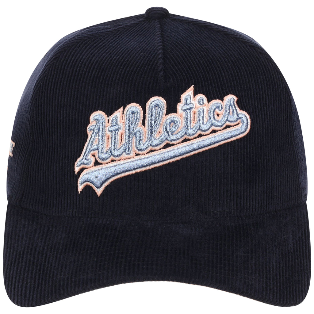 Oakland Athletics MLB Peach Ice Navy Cord New Era 9FORTY A-Frame – 5