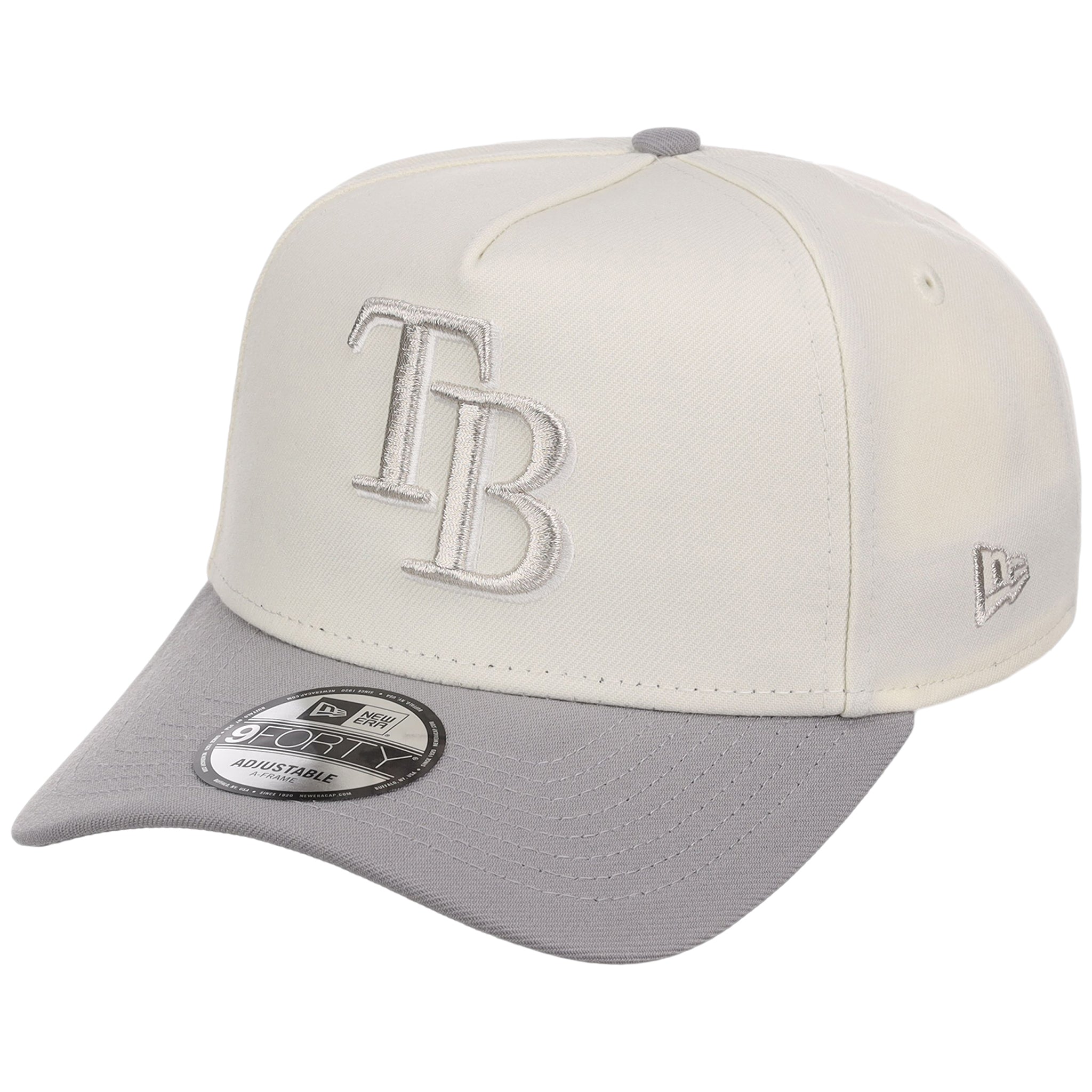 Tampa Bay Rays MLB Chrome x Gray FASHION CORE New Era 9FORTY A-Frame