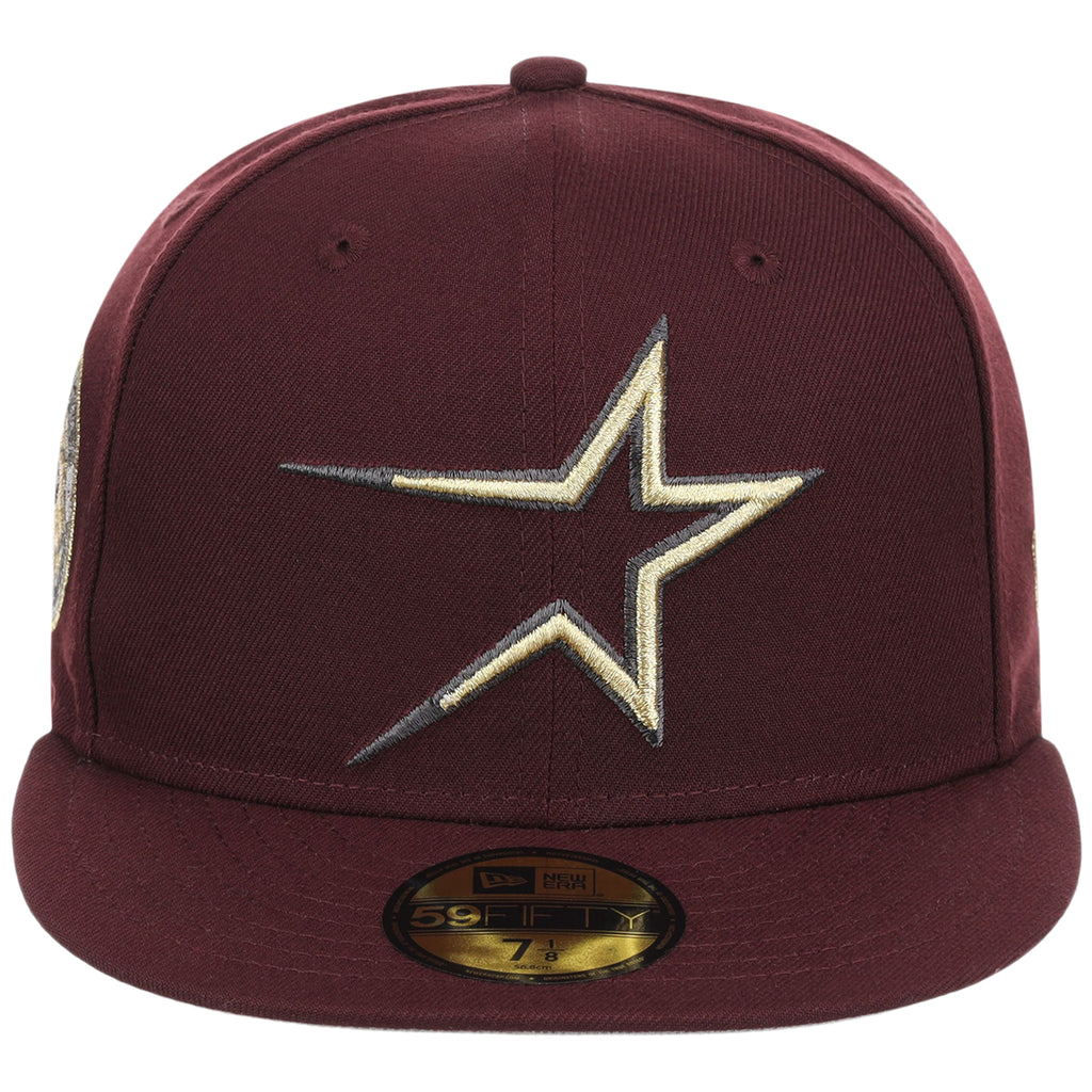 Houston Astros Julieta 2.0 'The Chapters' New Era 59FIFTY Collection (Maroon/Maroon)
