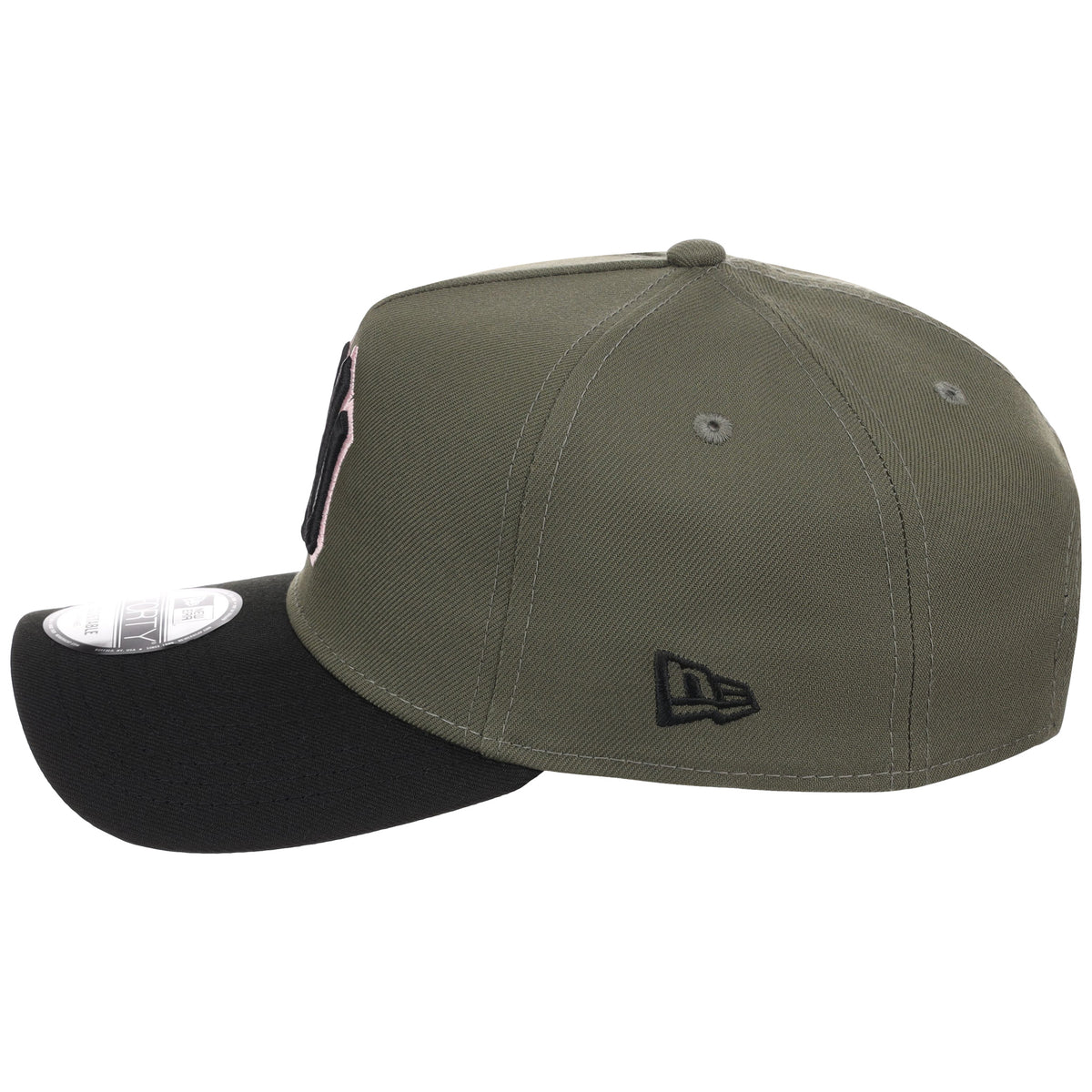 New York Yankees MLB Olive x Black & Pink FASHION CORE New Era 9FORTY A-Frame