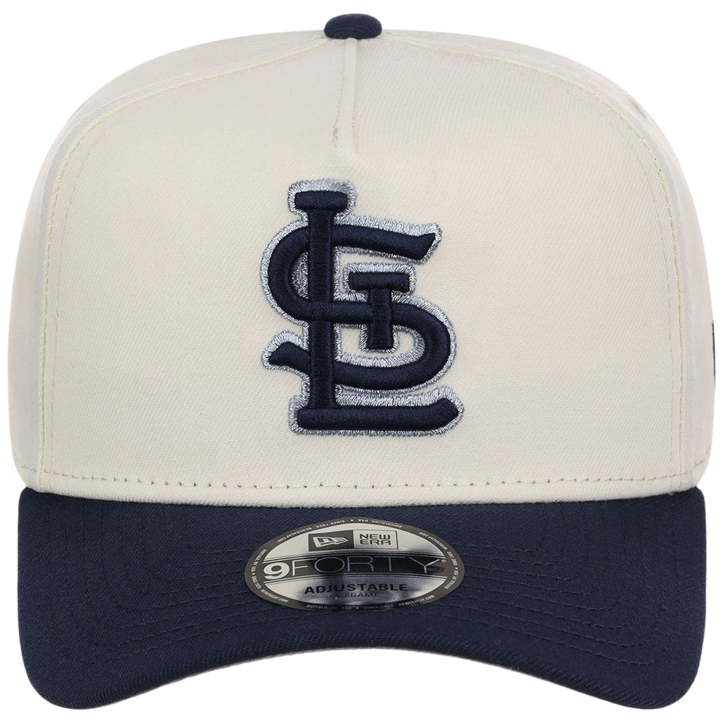 St. Louis Cardinals MLB Chrome x Navy FASHION CORE New Era 9FORTY A-Frame
