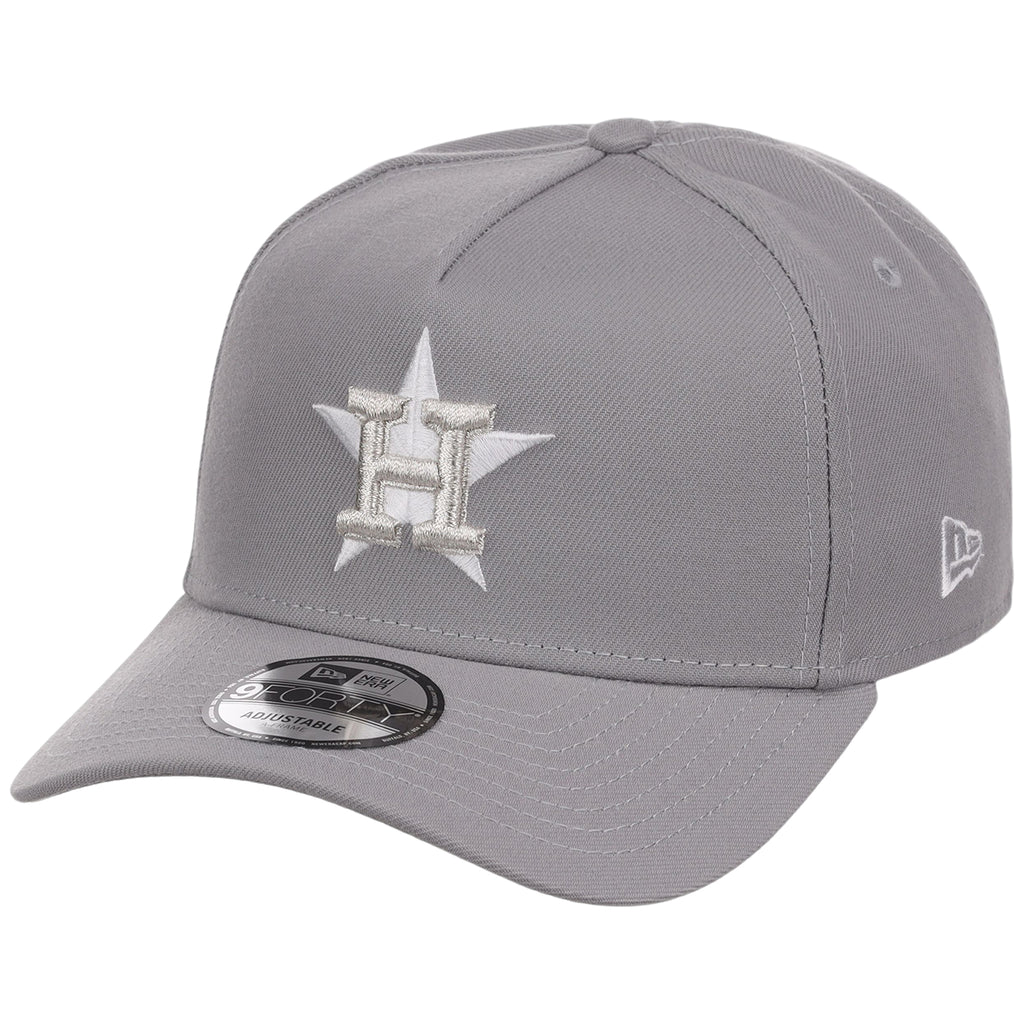 Houston Astros MLB Gray x White FASHION CORE New Era 9FORTY A-Frame