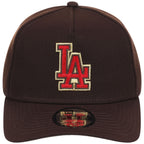 Los Angeles Dodgers MLB Burnt Wood FASHION CORE New Era 9FORTY A-Frame