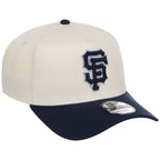 San Francisco Giants MLB Chrome x Navy FASHION CORE New Era 9FORTY A-Frame