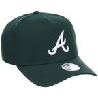 Atlanta Braves Women's New Era 9FORTY Dark Green A-Frame