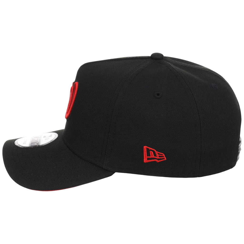 Washington Nationals MLB Black x Red FASHION CORE New Era 9FORTY A-Frame