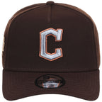 Cleveland Guardians MLB Frosted Bark New Era 9FORTY A-Frame