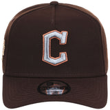 Cleveland Guardians MLB Frosted Bark New Era 9FORTY A-Frame