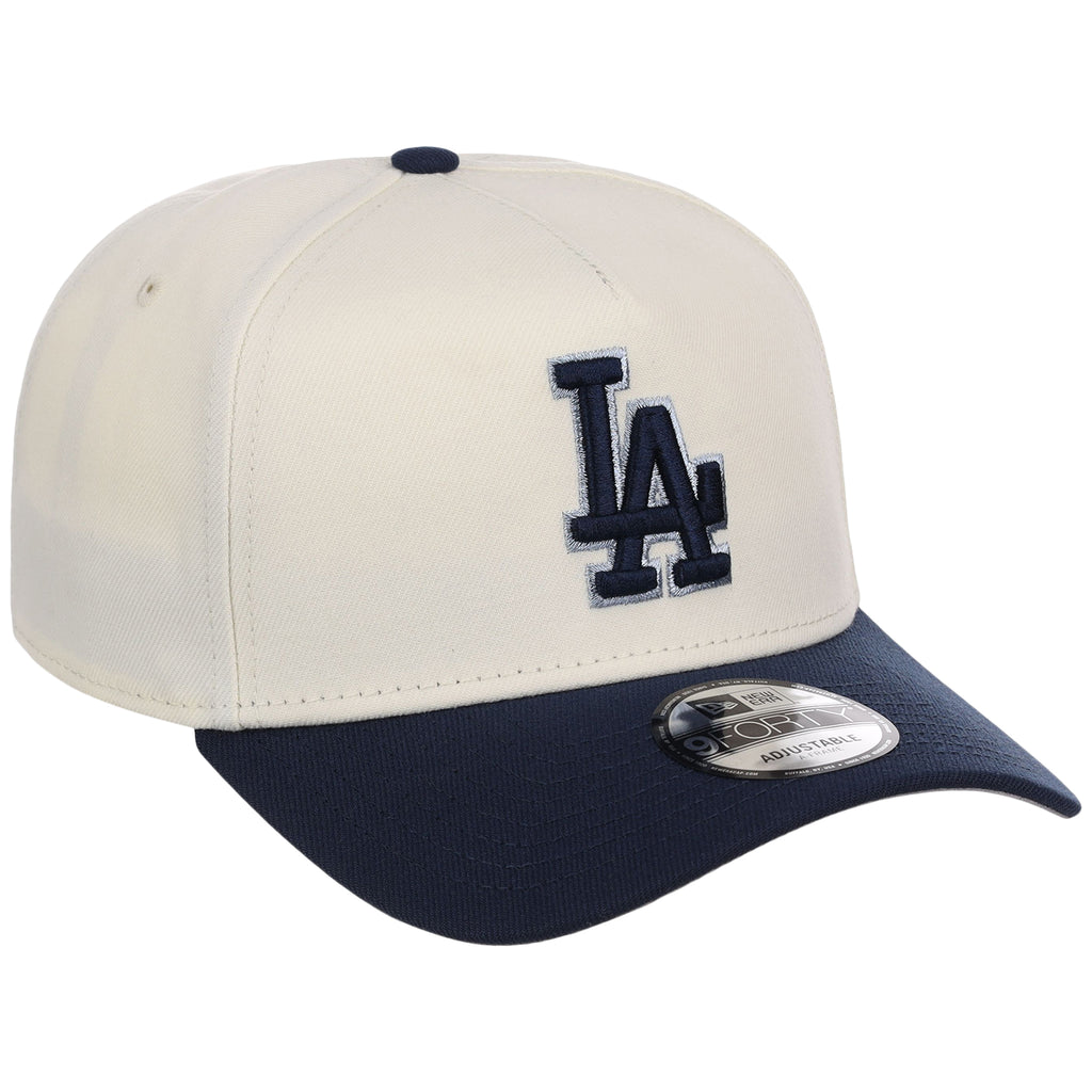 Los Angeles Dodgers MLB Chrome x Navy FASHION CORE New Era 9FORTY A-Frame