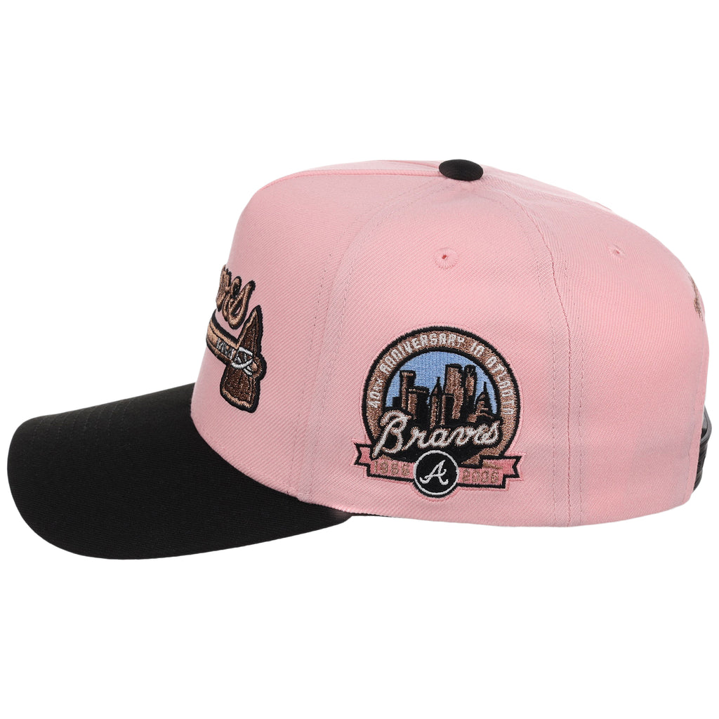 Atlanta Braves MLB Pink Mink Mitchell & Ness Pro Pinch