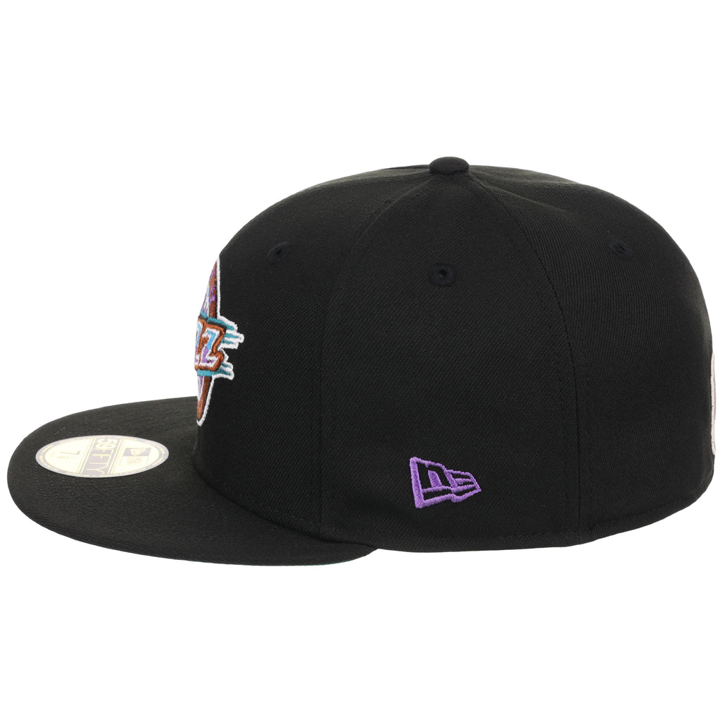 Utah Jazz NBA Black Dome New Era 59FIFTY