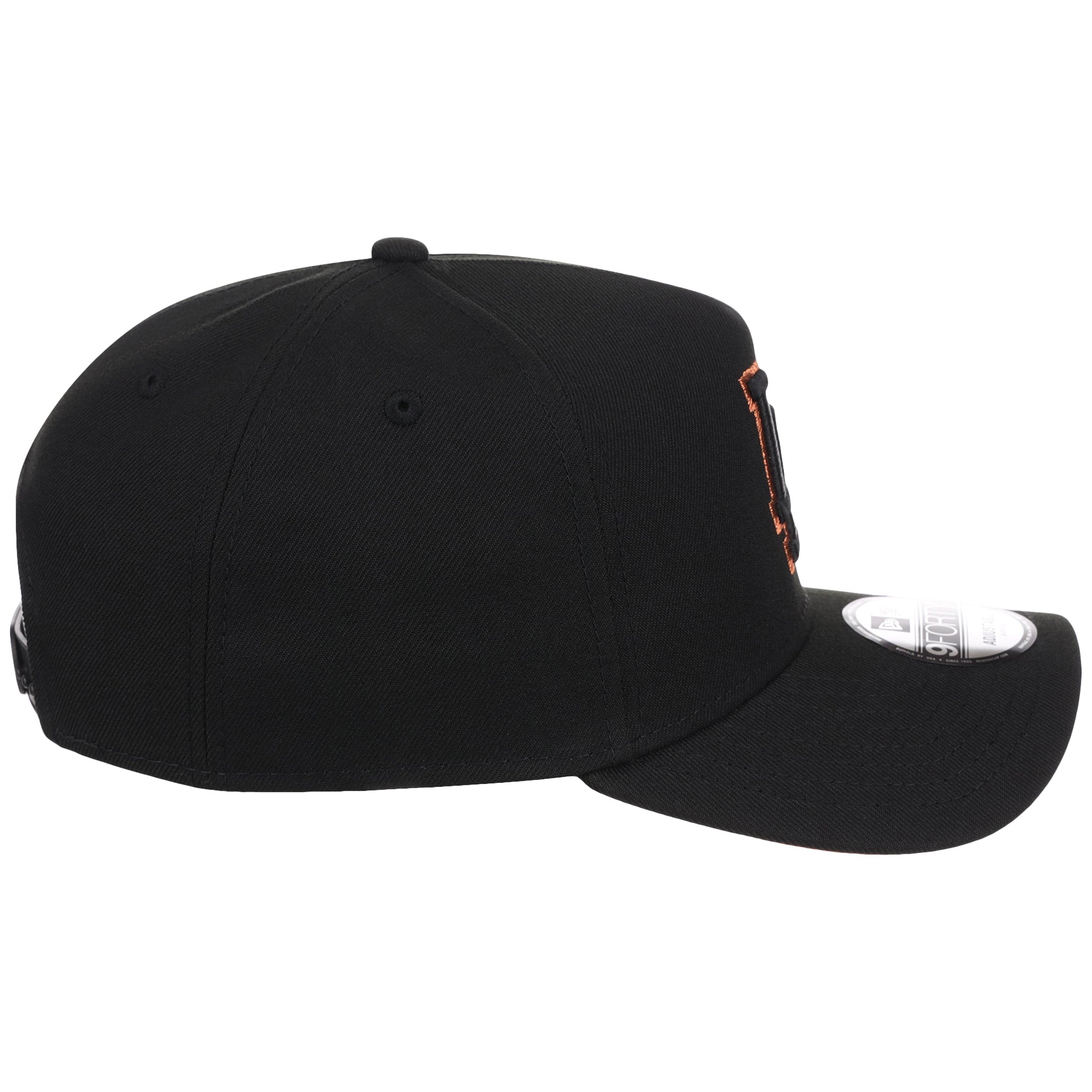 Los Angeles Dodgers MLB Black x Rust FASHION CORE New Era 9FORTY A-Frame