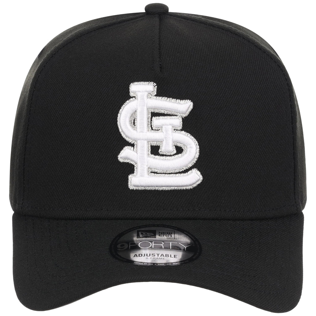 St. Louis Cardinals MLB Black x White FASHION CORE New Era 9FORTY A-Frame
