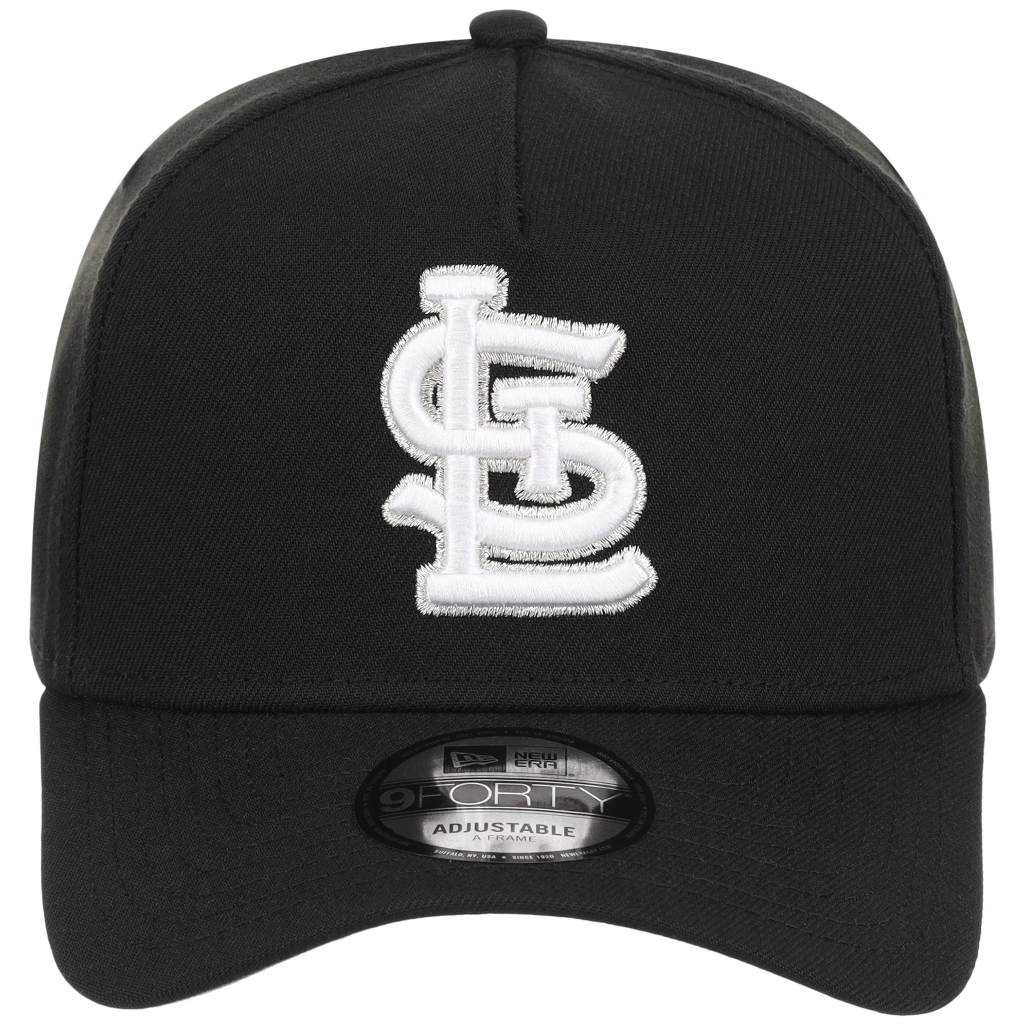 St. Louis Cardinals MLB Black x White FASHION CORE New Era 9FORTY A-Frame