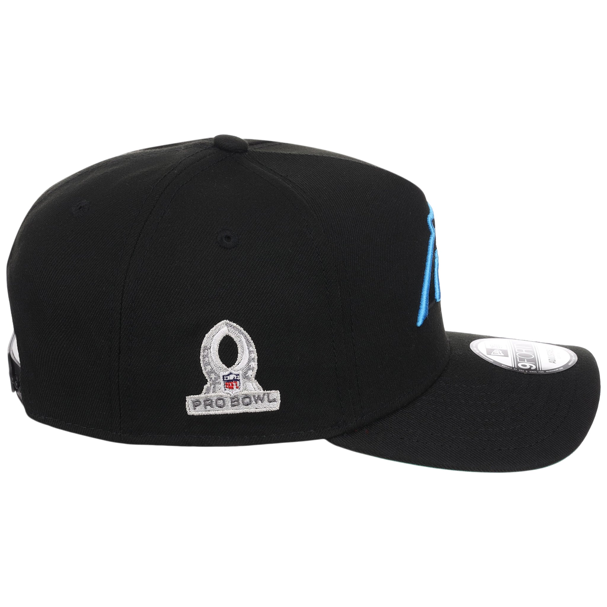 Carolina Panthers NFL Black Dome New Era 9FORTY A-Frame