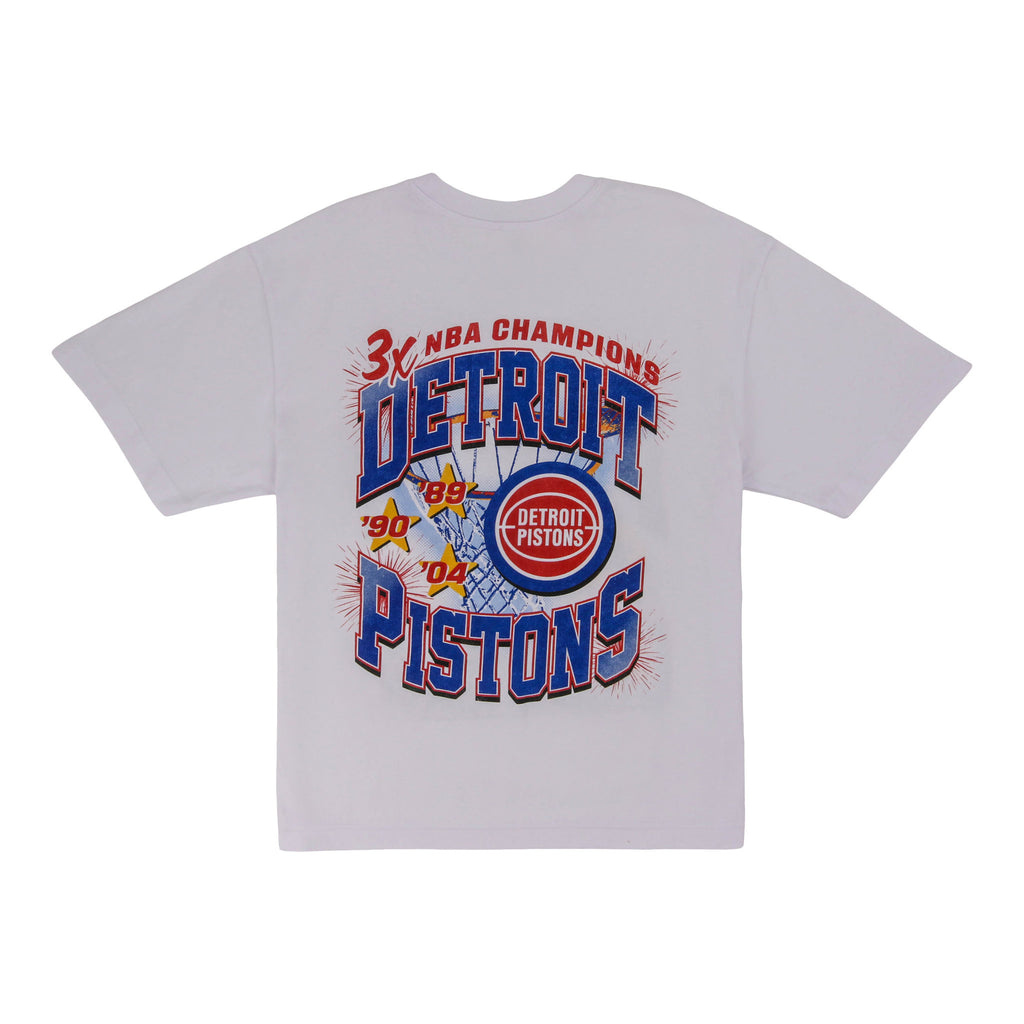 DETROIT PISTONS 3X Champs Foundation Tee WHT/WHT