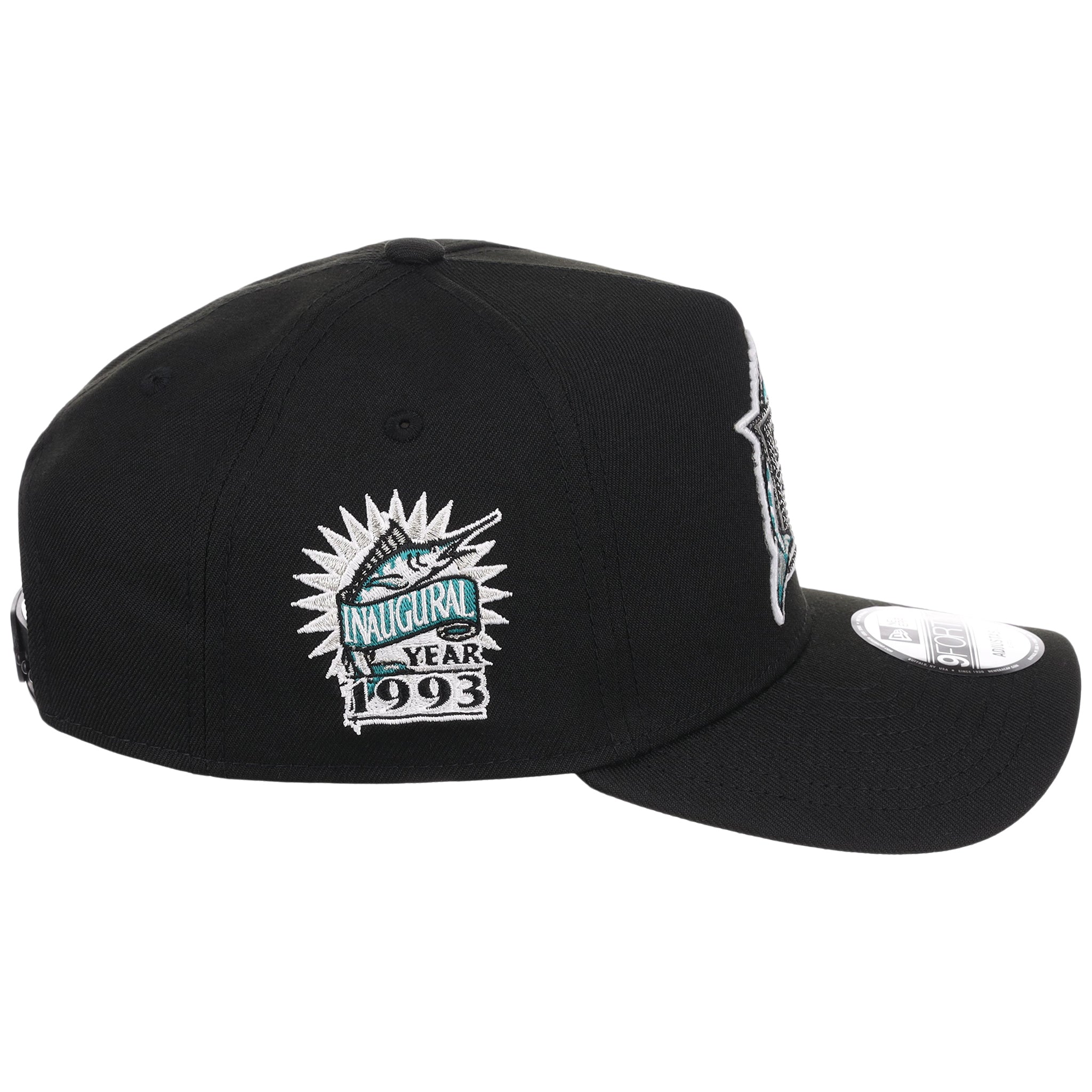 Miami Marlins MLB Diamond Bling New Era 9FORTY A-Frame