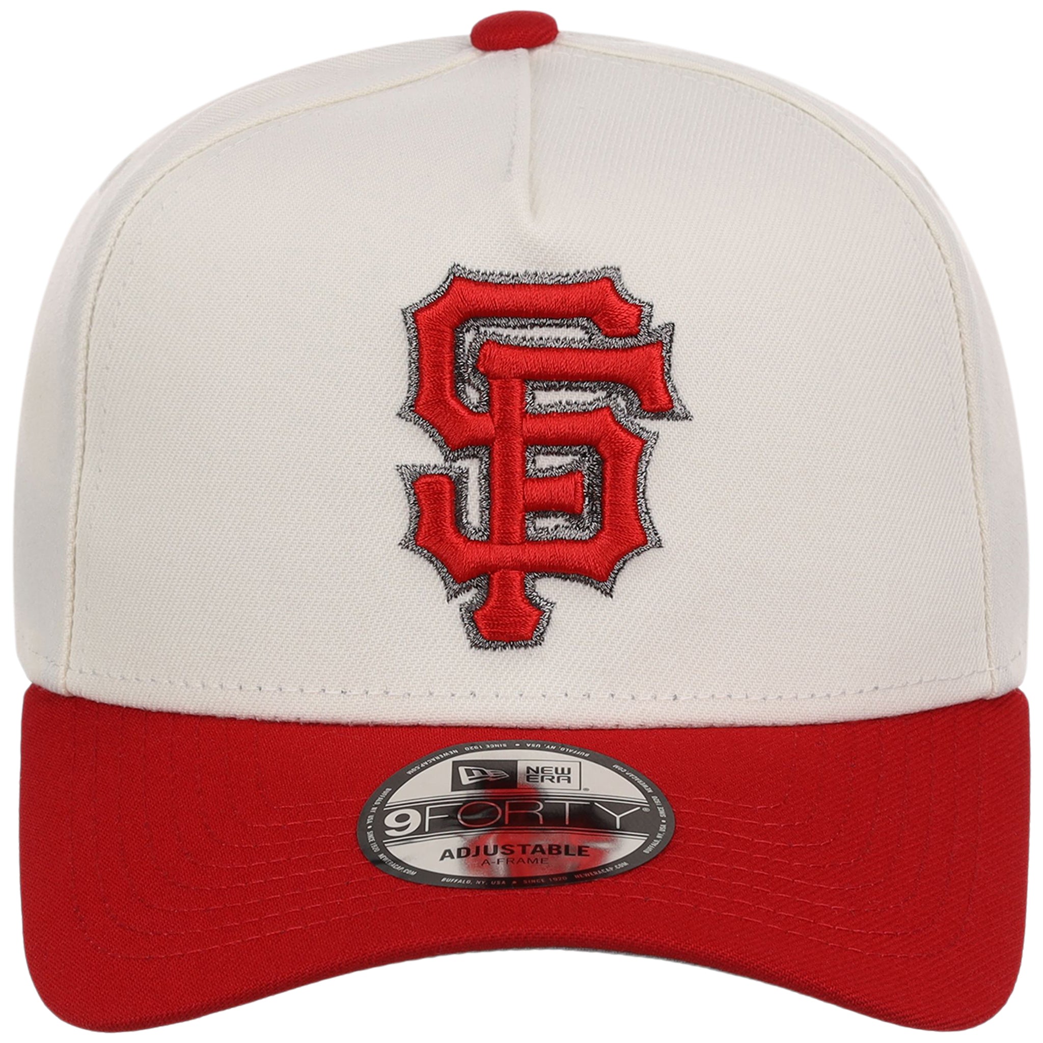 San Francisco Giants MLB Chrome x Red FASHION CORE New Era 9FORTY A-Frame