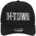 Houston Texans 'H-Town' (Black/Black) Houston Crown the City New Era 9FORTY A-Frame