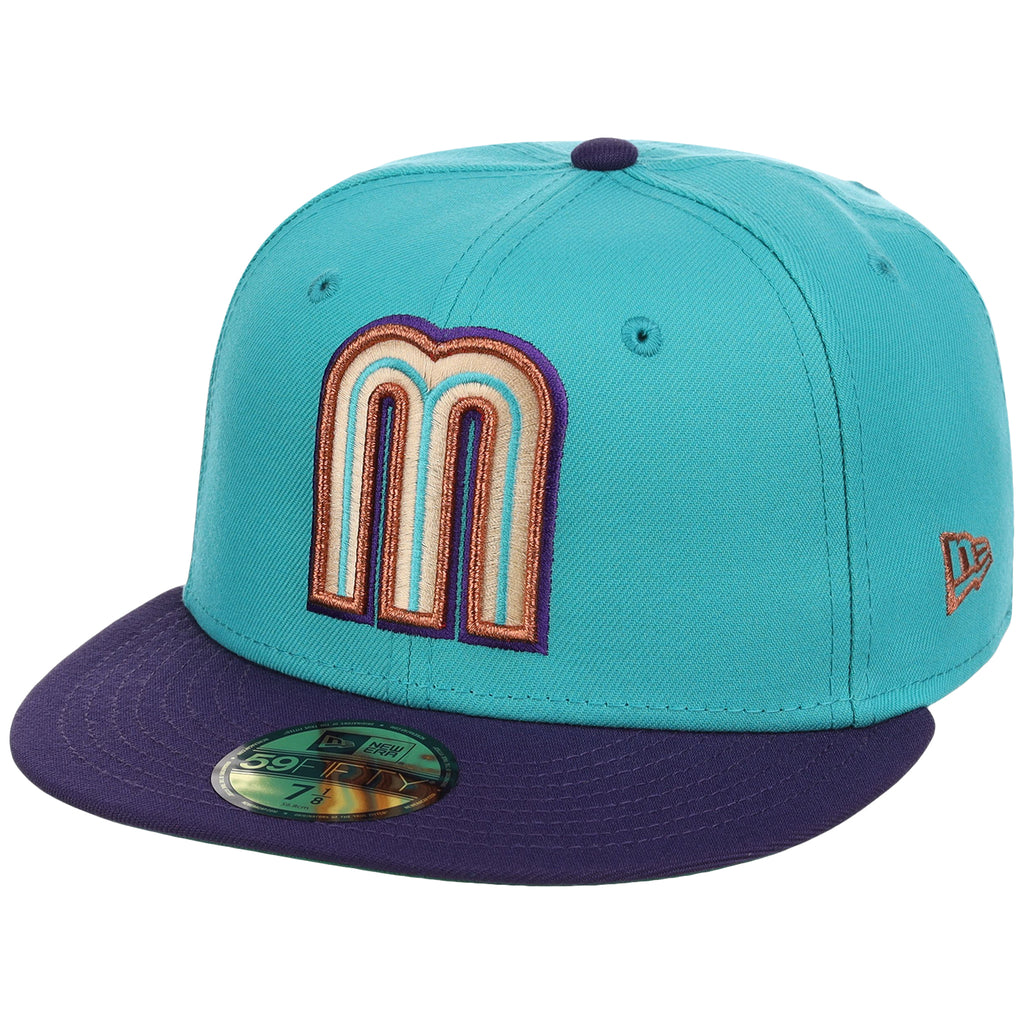Mexico MLB United by Baseball New Era 59FIFTY (Teal/Purple)
