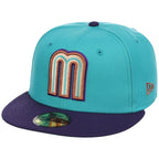 Mexico MLB United by Baseball New Era 59FIFTY (Teal/Purple)
