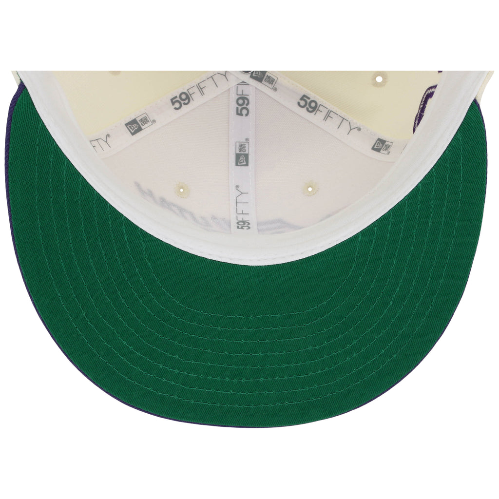 Utah Jazz NBA Chrome OTC New Era 59FIFTY (Chrome/Purple)
