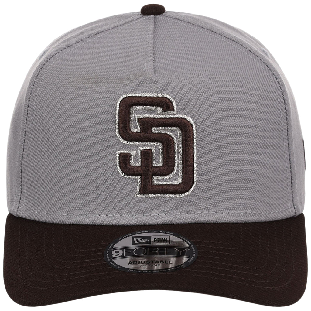 San Diego Padres MLB Gray OTC FASHION CORE New Era 9FORTY A-Frame