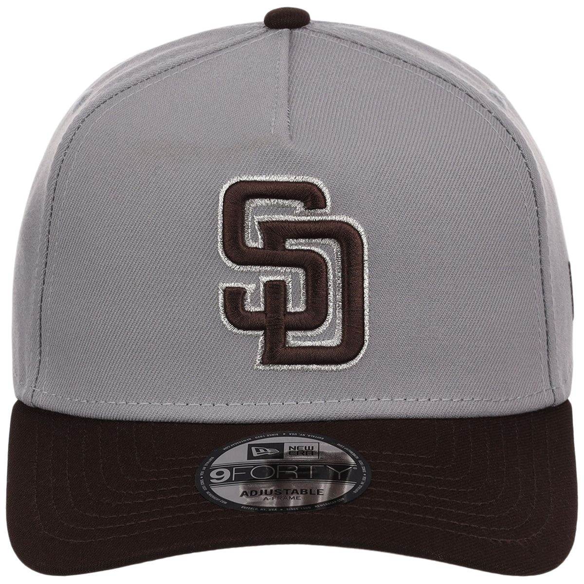 San Diego Padres MLB Gray OTC FASHION CORE New Era 9FORTY A-Frame