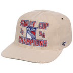 New York Rangers 1994 Champs Cord '47 Hitch