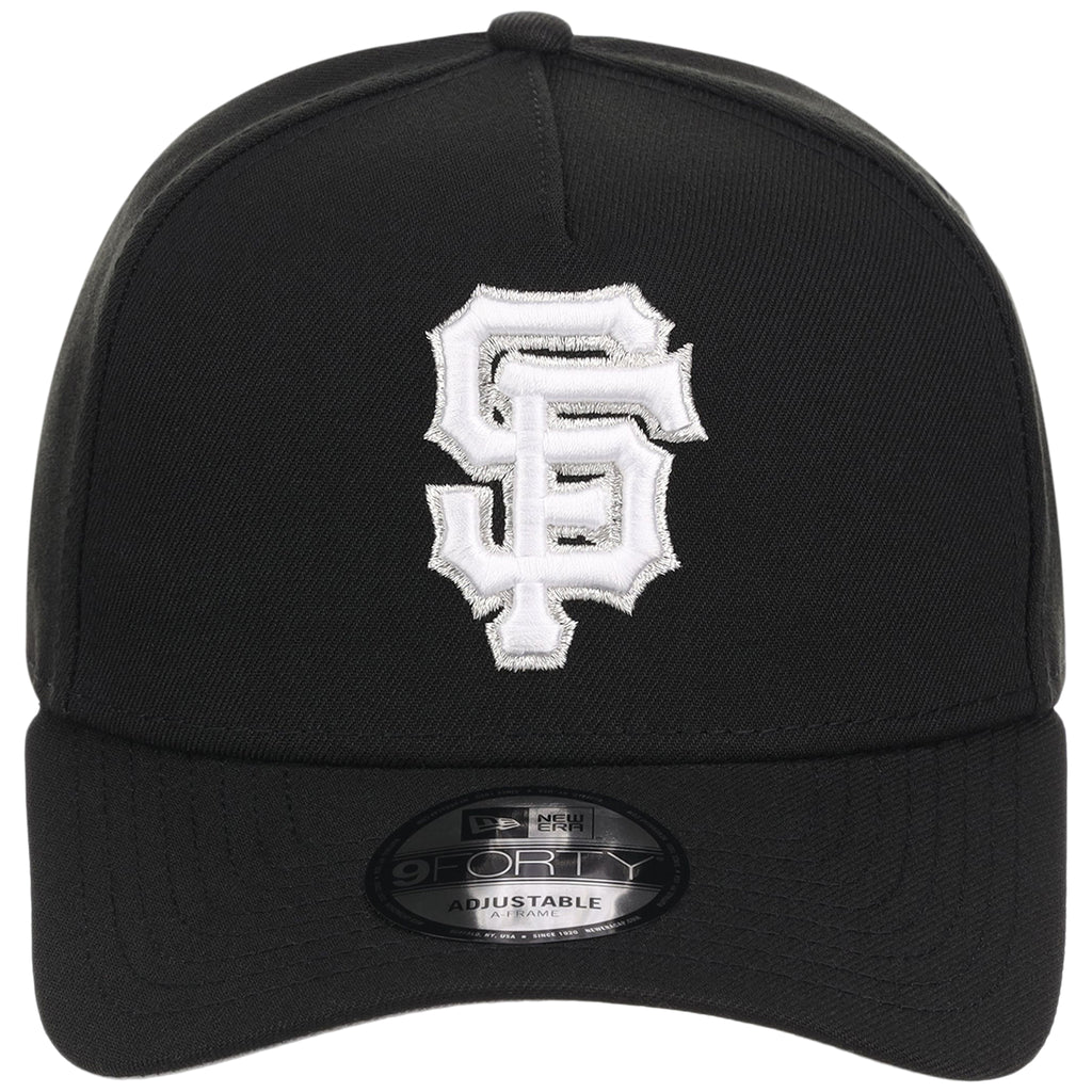 San Francisco Giants MLB Black x White FASHION CORE New Era 9FORTY A-Frame