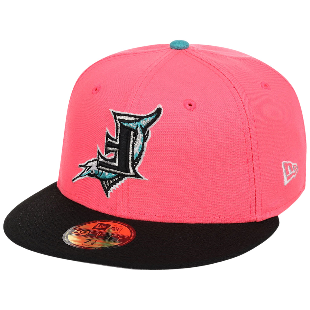 Florida Marlins MLB Flipmode 2.0 New Era 59FIFTY (Pink/Black/Gray)