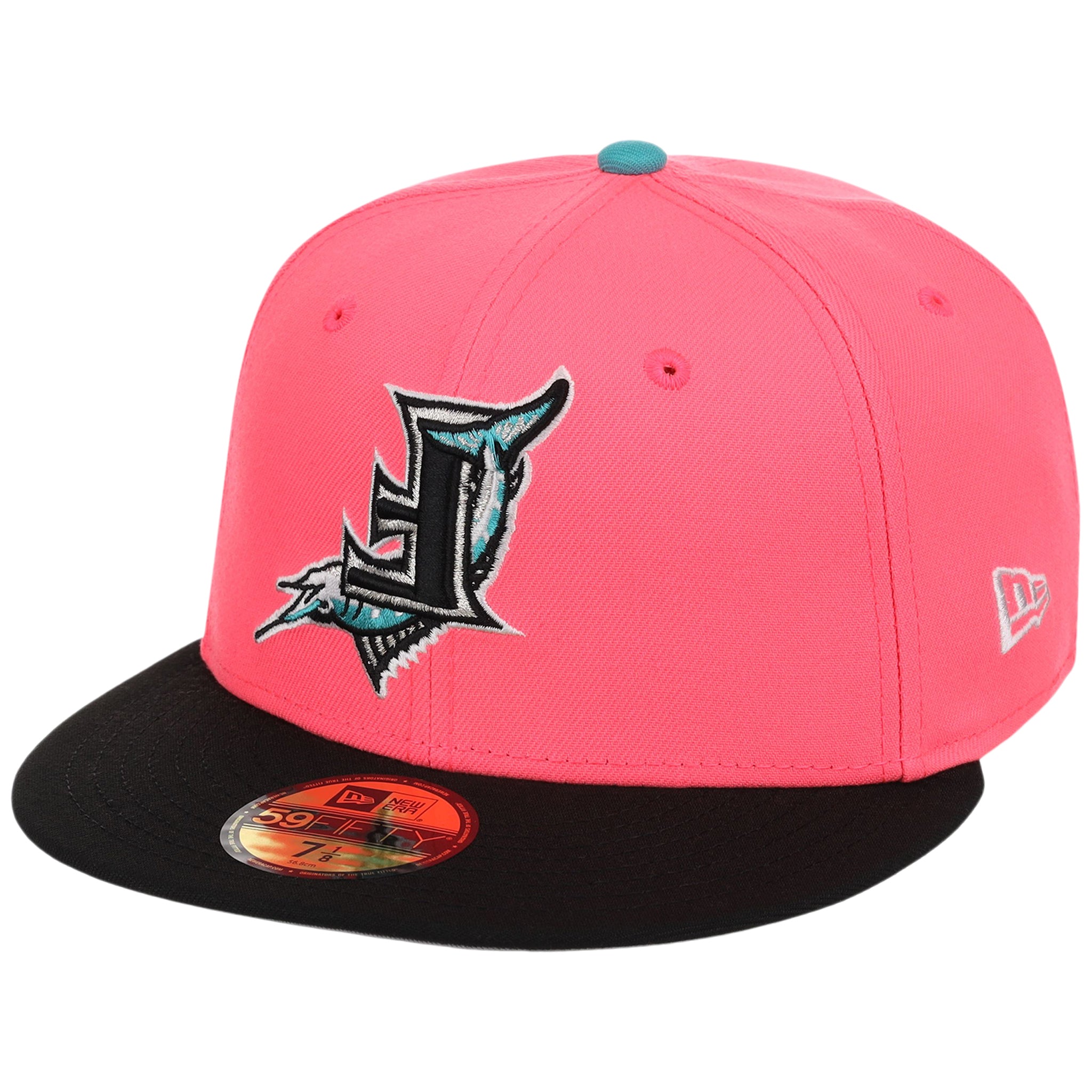 Florida Marlins MLB Flipmode 2.0 New Era 59FIFTY (Pink/Black/Gray)