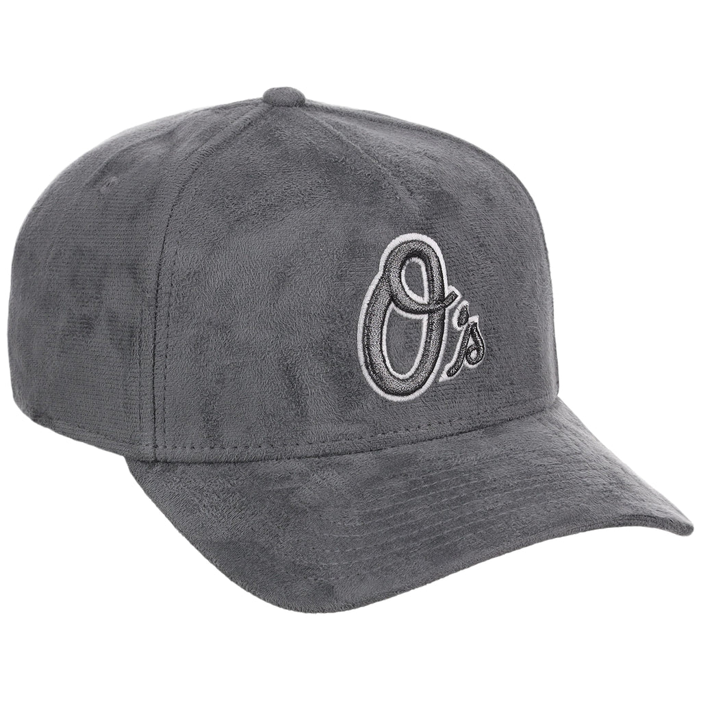 Baltimore Orioles MLB Gray x Suede FASHION CORE New Era 9FORTY A-Frame
